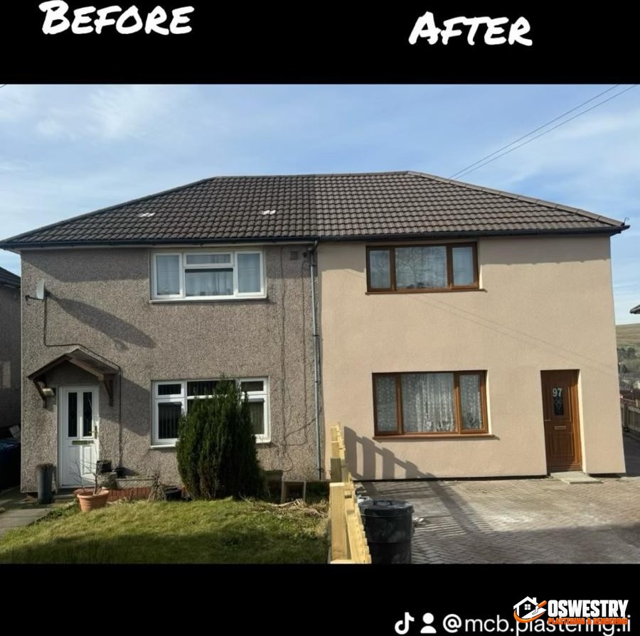 Render & cladding combination